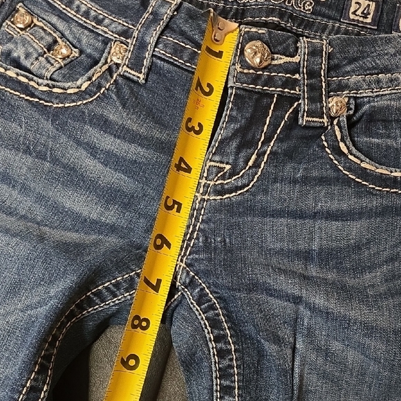 Miss Me Denim Jeans with Embellished Pockets - Picture 9 of 10